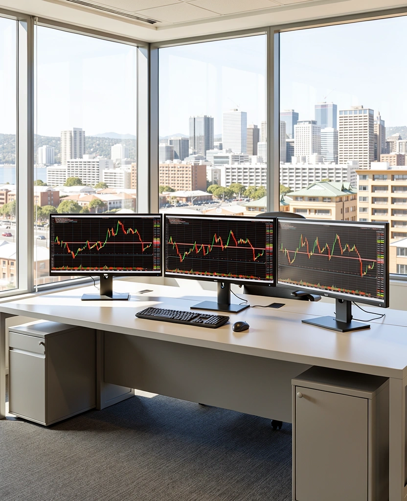 Professional trading environment in Hobart